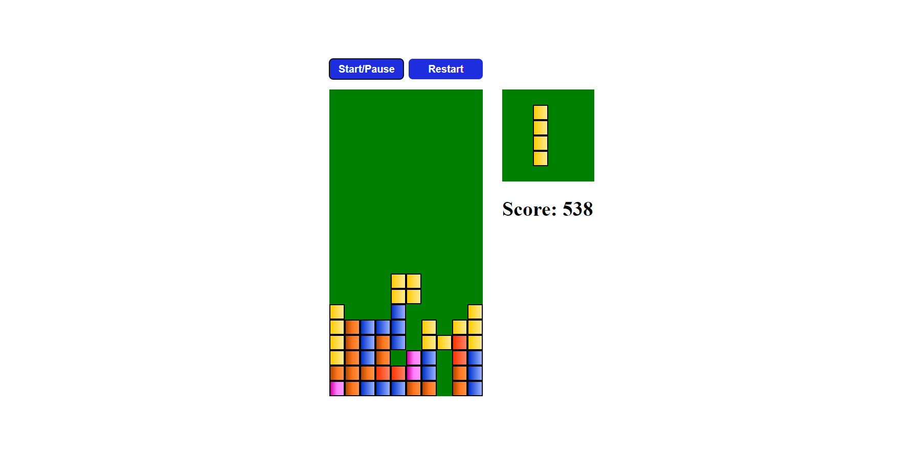 Basic Tetris